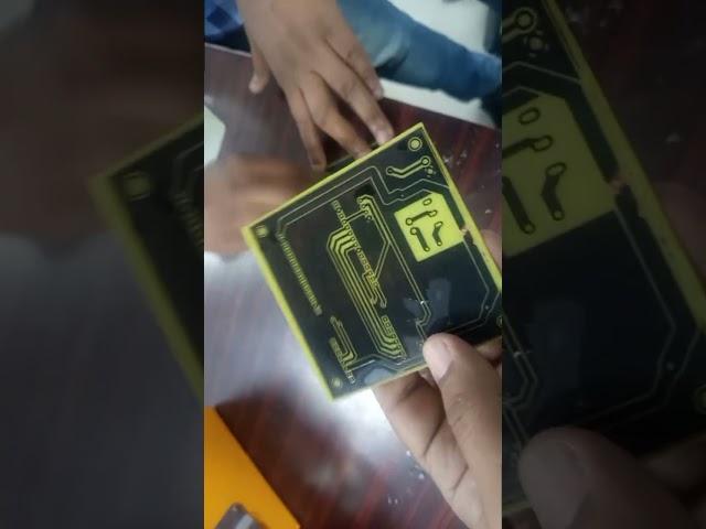 DIY PCB etching #infotonics #diy #shorts #electronic