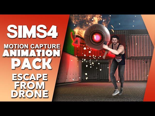 The Sims 4 | Escape From Drone Animation Pack | Download