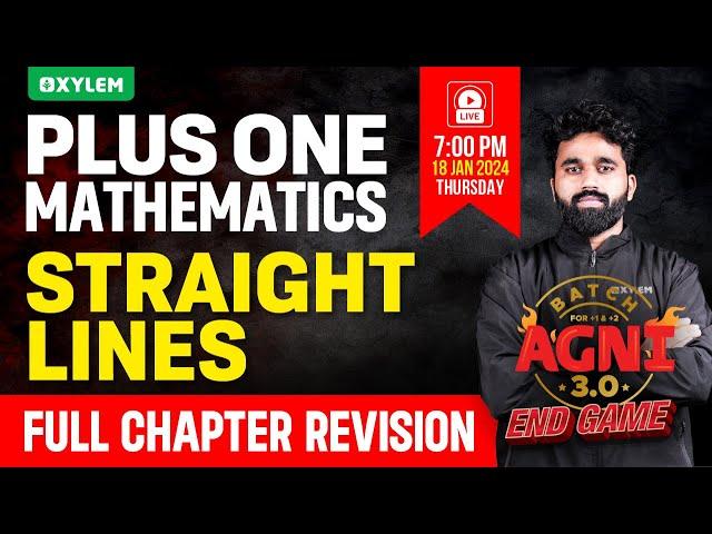 Plus One Mathematics - Straight Lines | Xylem Plus One