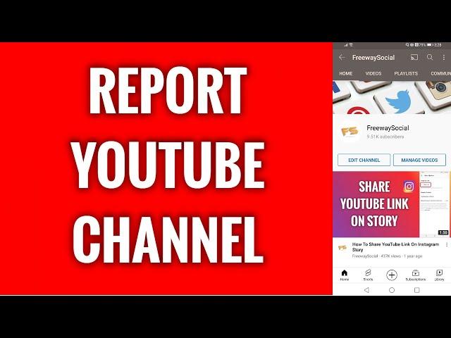 How To Report YouTube Channel