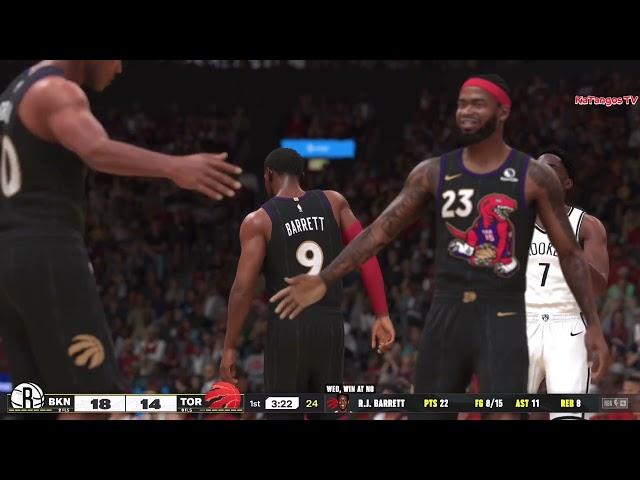 NBA BROOKLYN NETS  vs TORONTO RAPTORS  GAMEPLAY PS5 UHD