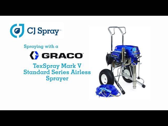 Spray testing Carboline A/D Firefilm III using a Graco TexSpray Mark V with CJ Spray