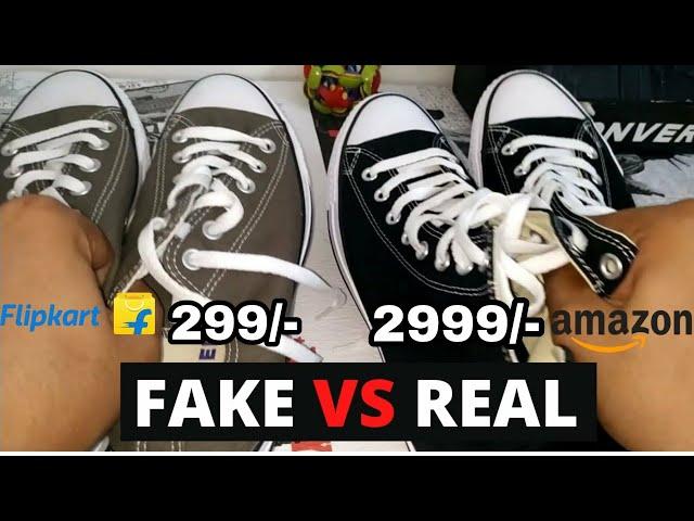 HOW TO SPOT FAKE  CONVERSE ALL STAR - FAKE vs ORIGINAL COMPARISON | Best Budget Sneakers For College