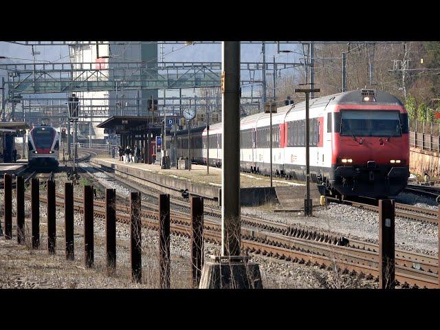 Die SBB- Pünktlich auf die Sekunde #train #switzerland #railway