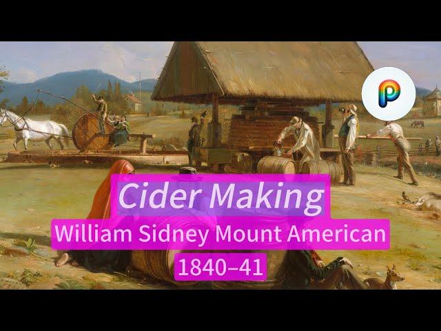 Rather Drink Cider In A Log Cabin Than Reside In The White House: Cider Making, William Sidney Mount