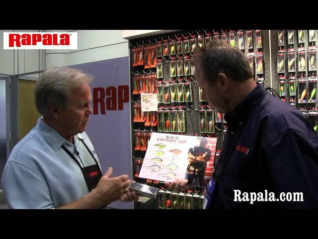 Mark Fisher of Rapala with Mark Lassagne of bass Angler Magazine at ICAST 2012