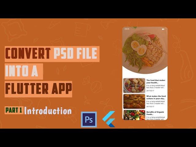 How to Convert PSD File INTO a Flutter App