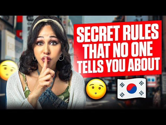 Korea's SECRET UNWRITTEN RULES That Nobody Tells You!