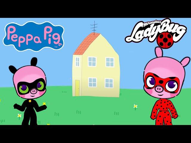 Peppa Pig and George became Ladybug and Cat Noir‍⬛ in Avatar World!