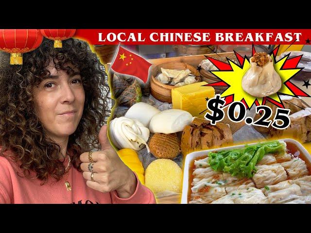 WOW! Traditional CHINESE Breakfast: What to EXPECT & How Much It Costs!