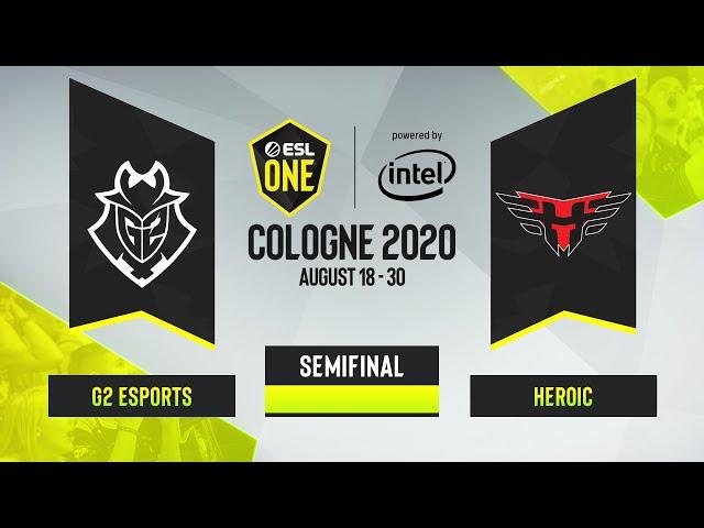 CS:GO - G2 Esports vs. Heroic [Mirage] Map 3 - ESL One Cologne 2020 - Semifinal - EU