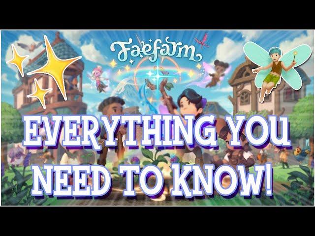 Fae Farm! EVERYTHING YOU NEED TO KNOW!