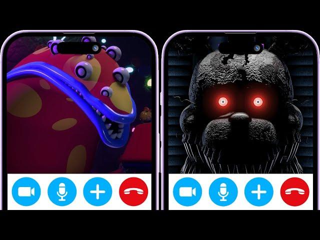 GLOINK QUEEN VS FREDDY FAZBEAR SCARY CALL!