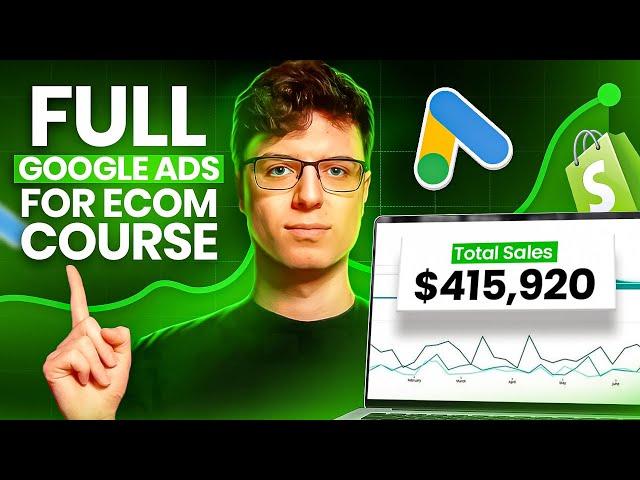 Complete Google Ads for Shopify Dropshipping Course 2024 (12+ Hours)