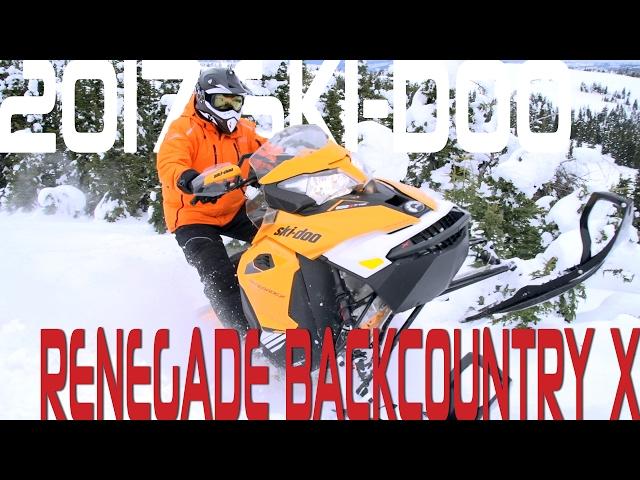 STV 2017 Ski-Doo Renegade Backcountry X