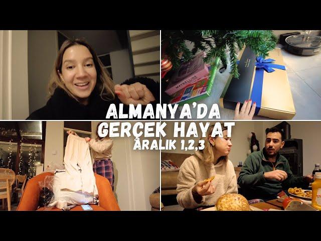 ALMANYA'DA GERÇEK HAYAT  | İşe Gidelim, Temu Alışverişi, Takvimleri Açalım, Aralık 1 2 3