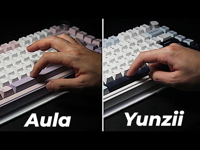 They look so similar yet sound so different (Aula F75 vs Yunzii B75 Pro)