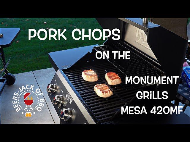 Prime Pork Chops! Monument Grills 420MF.