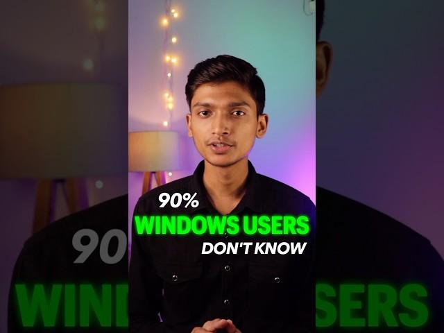 90% Windows Users Don’t Know This #windows11 #pc