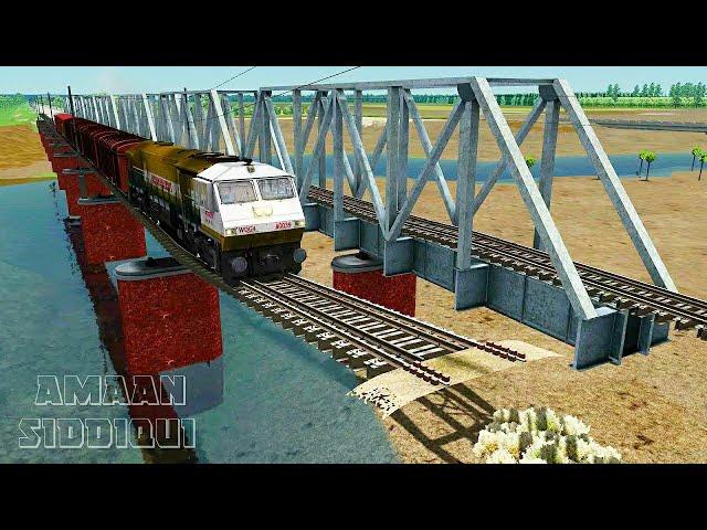 TRAINS Vs BROKEN BRIDGES AND ACCIDENTS #1 - Train Simulator | Indian Railways