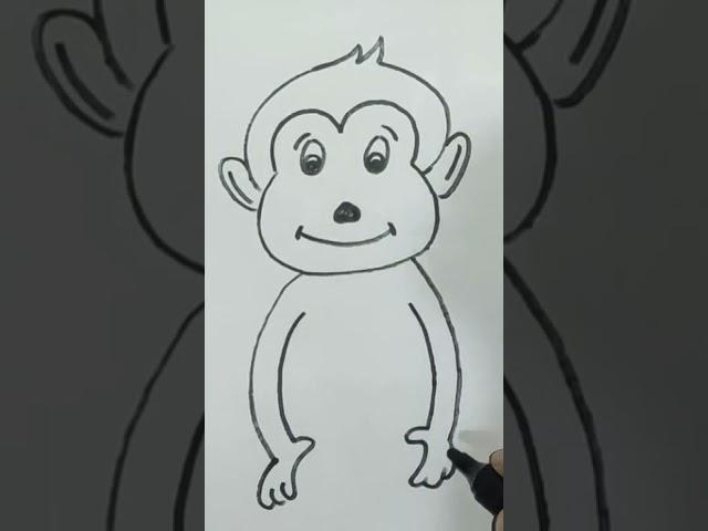 How To Draw A Monkey