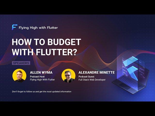 How To Budget with Flutter?  - Flying High with Flutter #6