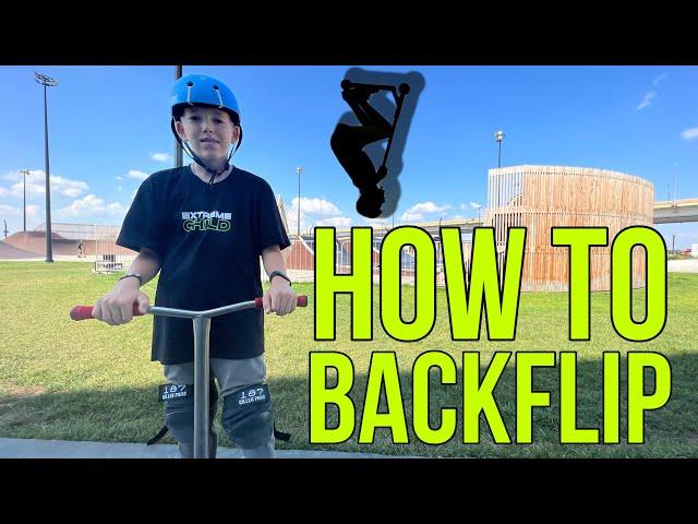 HOW TO BACKFLIP