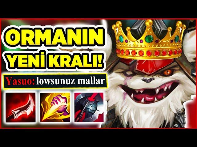 RASHER BU ŞAMPİYONU ŞİDDETLE ÖNERİYOR!!! 40 KILL 600 AD İLE KLED JUNGLE'IN YENİ KRALI!!