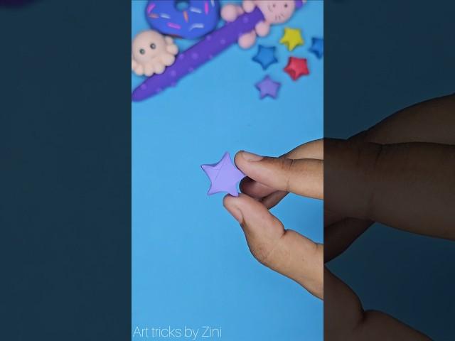 Easy way to make stars.  #stars #viralvideo #papercraft #artandcraft #art #youtubeshorts #trending