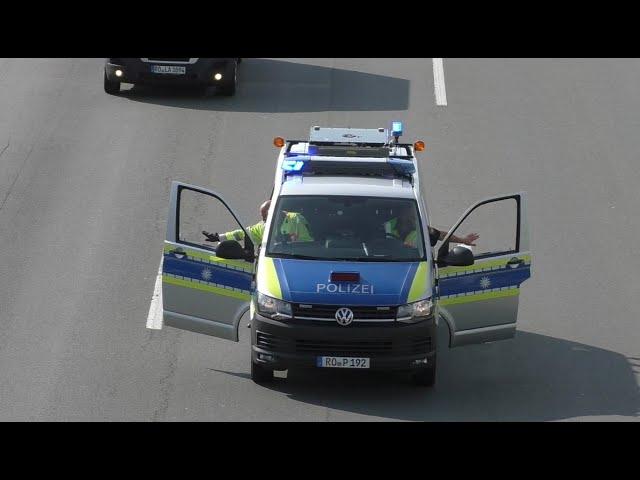 Motorbike ignores POLICE roadblock // Highway Patrol hazard response