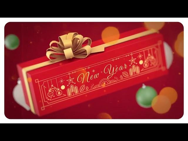 Christmas Gift Box Greetings (After Effects template)