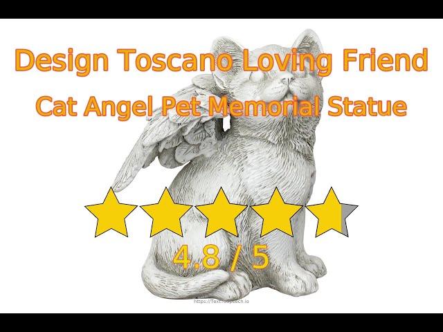 Let's review Design Toscano Loving Friend Cat Angel Pet Memorial Statue