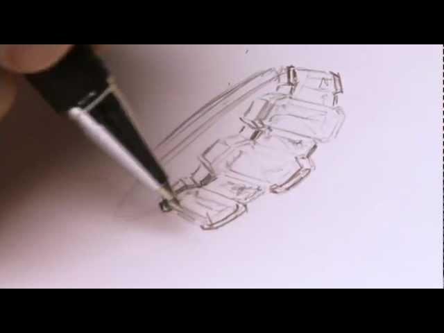 Drawing a Ring; David Lampert shares his process.