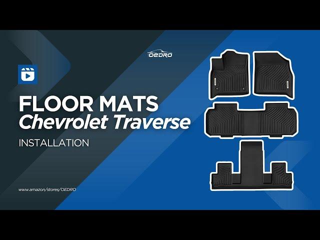 OEDRO Floor Mats Fit 2018-2023 Chevrolet Traverse #ChevroletTraverse #oedroautoparts