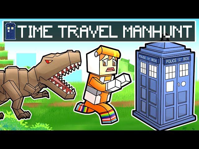 MINECRAFT MANHUNT BUT I CAN TIME TRAVEL