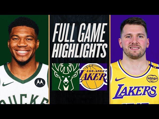 LAKERS vs BUCKS FULL GAME HIGHLIGHTS March 21, 2025 NBA Full Game Highlights Today (2K)