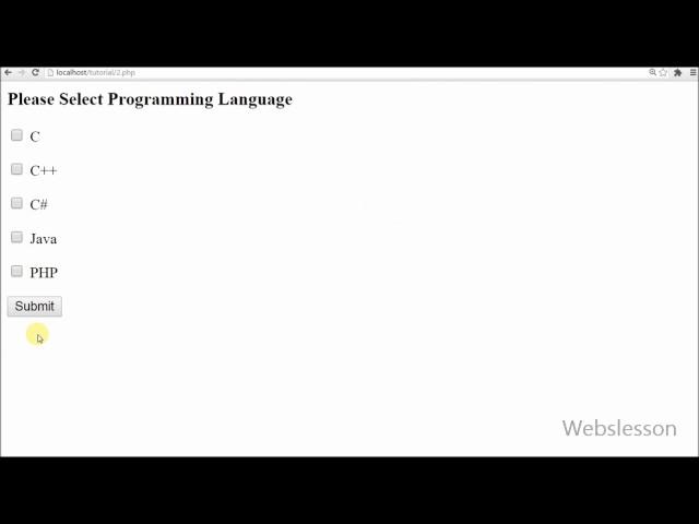 How to get Multiple Checkbox values in php