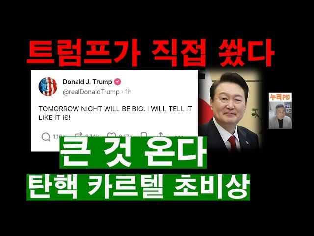 尹은 왜 법원에 마지막으로 잘못을 바로잡고 반성할 기회를 준다고 했나 그 자신감 ㄷㄷ/드디어 트럼프의 큰 것 온다/尹 복귀 대반전 드라마