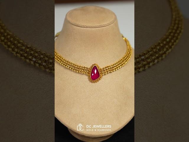 Gold, Glamour, and Sparkle for the Queen in You! #dcjewellers #gold #necklace
