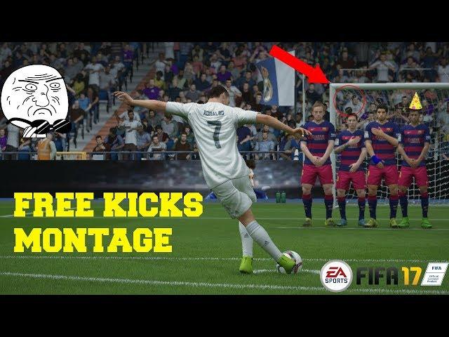 FIFA 17 | FREE KICKS GOAL MONTAGE | FT. VOLLEYS