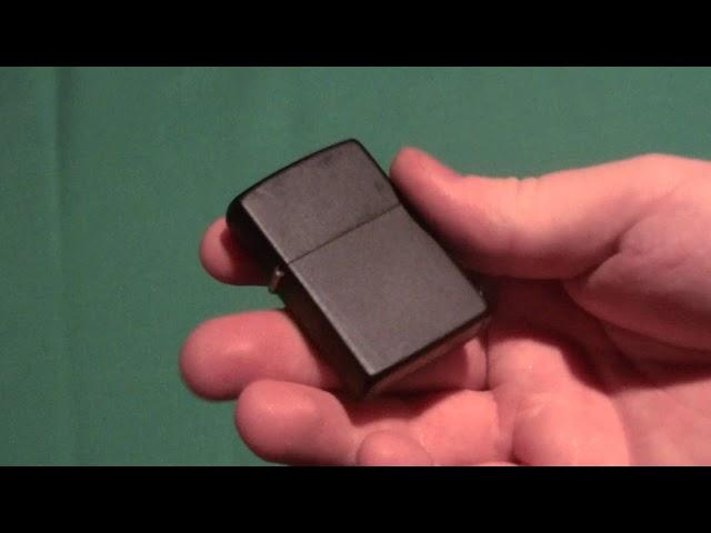 Zippo Black Matte (218) | Lighter Review