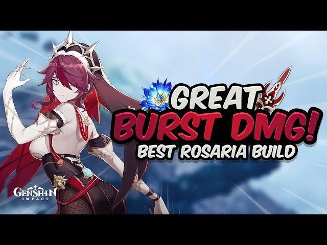 GREAT BURST DAMAGE! Best Rosaria Build - Artifacts, Weapons, Teams & Showcase | Genshin Impact