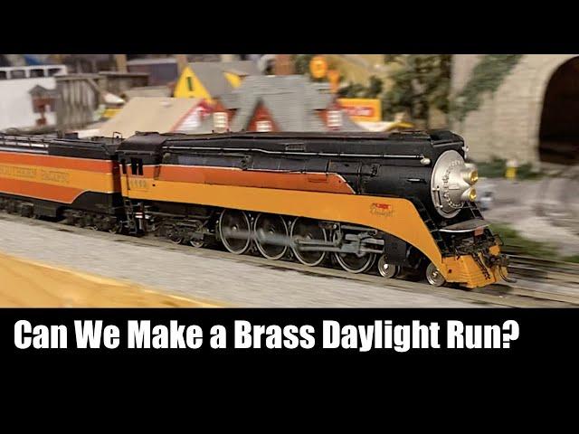 Can We Make This Southern Pacific Daylight Run? Brass Locomotive