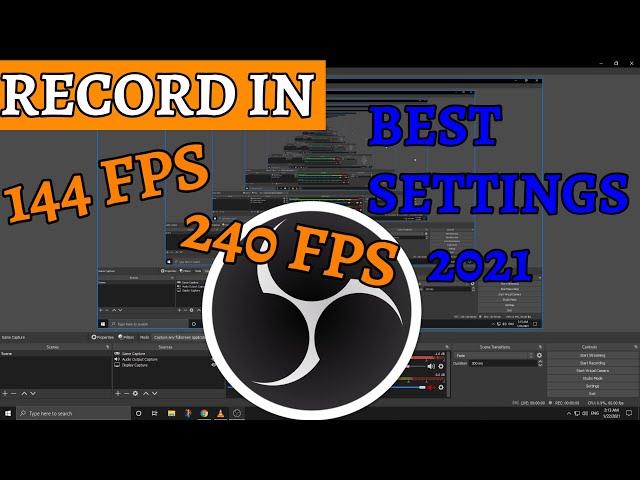 How to Record With More Than 60 FPS | OBS Studio 