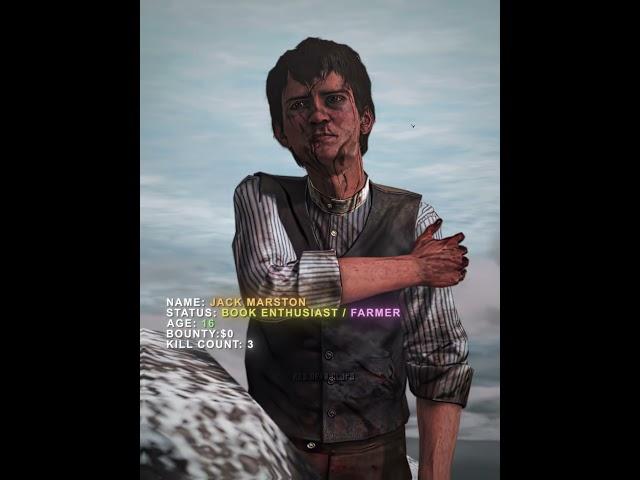 The Evolution Of Jack Marston  - #rdr2 #shorts #reddeadredmption #recommended #viral #edit