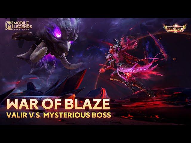 War of Blaze | Valir New Legendary Skin | Mobile Legends: Bang Bang