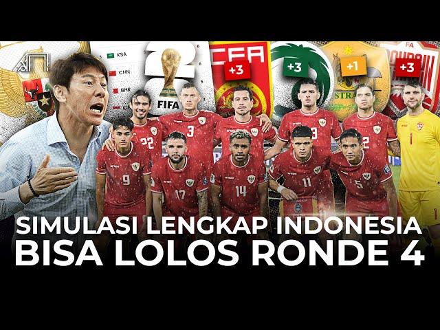 Kesempatan Terakhir Langsung Lolos Ronde 4 Kalau Menang vs Saudi China Bahrain! Skema Lolos Pildun