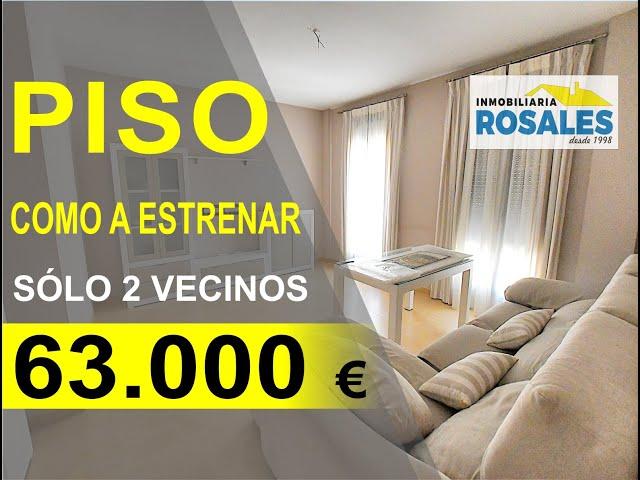 Piso como a estrenar con terraza privada. Sólo 63.000 €.