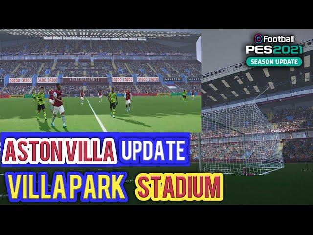 PES 2021 Villa Park - Aston Villa Perfected Update Stadium  SEASON 2023