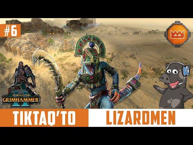 WE ARE IN DANGER! - Steel Faith Overhaul - Lizardmen Tiktaq'to - Total War: Warhammer 2  - Ep 6